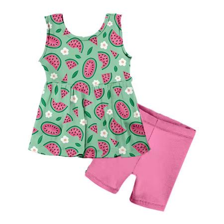 One in a Melon Tank & Biker Shorts Set