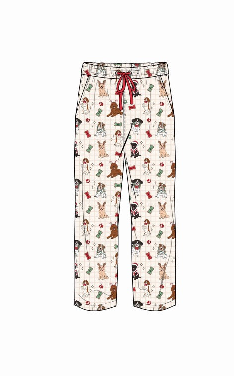 Paws and Claus Straight Leg PJ Pants Preorder