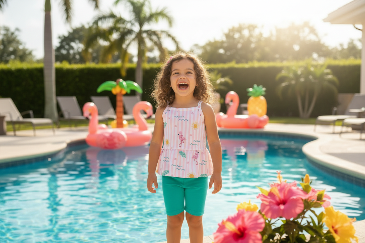 Flamingo Paradise Banner